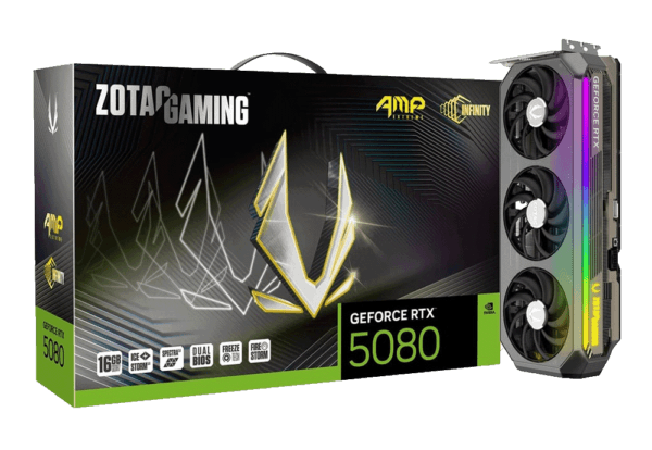 ZOTAC GAMING GeForce RTX 5080 AMP Extreme INFINITY 16GB