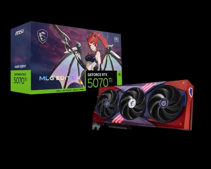 MSI Geforce RTX 5070Ti 16G MLG Edition OC