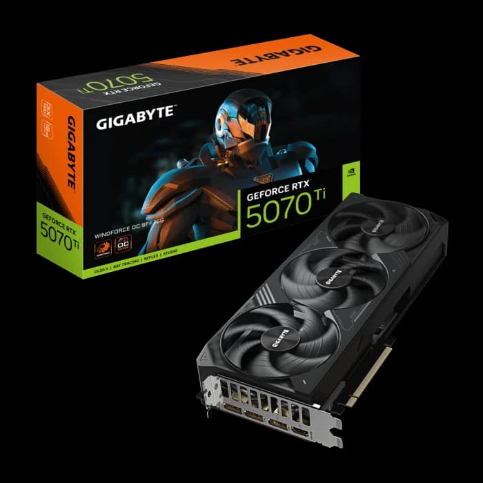 GeForce Gigabyte RTX™ 5070 Ti Windforce OC