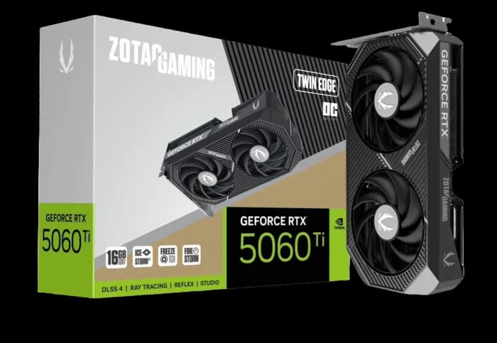 ZOTAC GAMING GeForce RTX 5060 Ti 16GB Twin Edge
